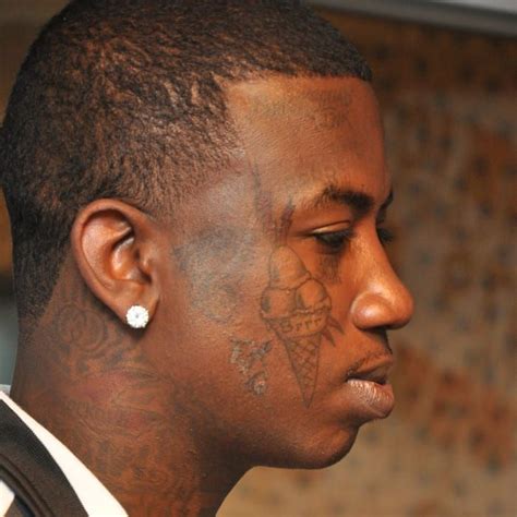 gucci mane face tat.